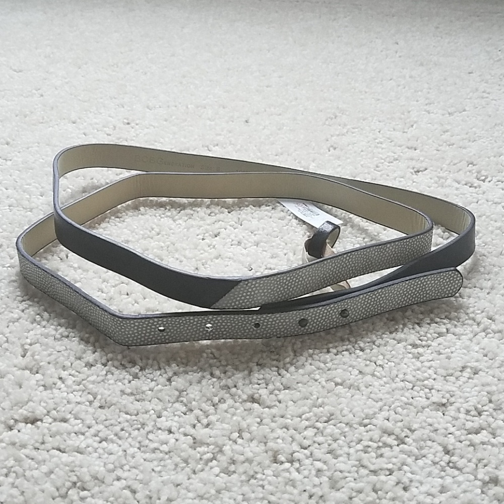 NWT BCBGeneration Double-Wrap Two-Tone Belt